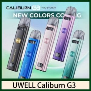 UWELL Caliburn G3咖哩棒G3 KIT電子煙2主機官網評價說明書